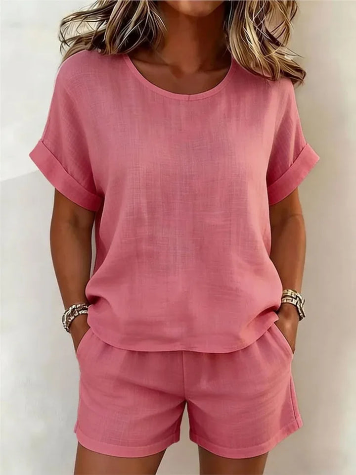 Britney Casual Two-Piece Shorts Set