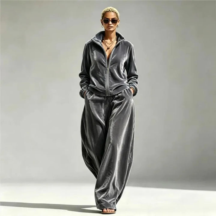 Juniper Zip Front Two-Piece Set