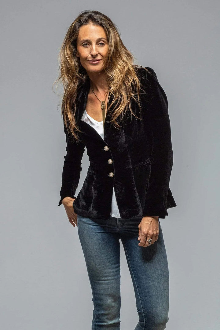 Marlena Tailored Velvet Blazer