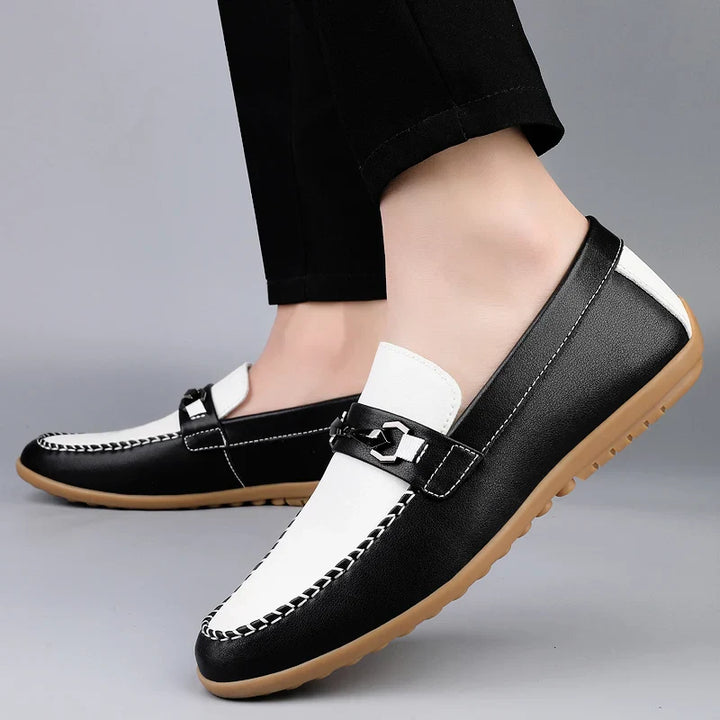 David Color Block Loafers