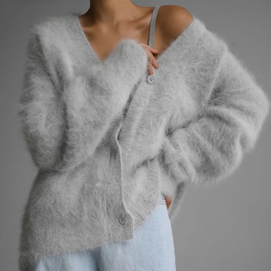 Laurel Soft Mink Cardigan