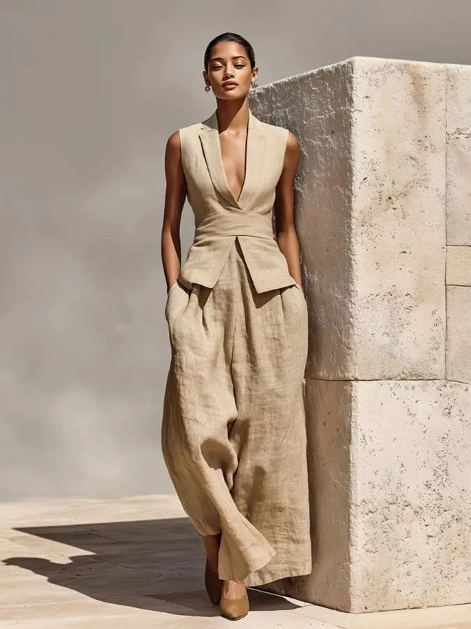 Bea Elegant Tailored Two-Piece Set
