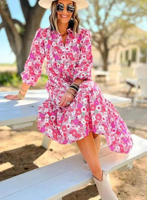 Grace Floral Bohemian Maxi Dress