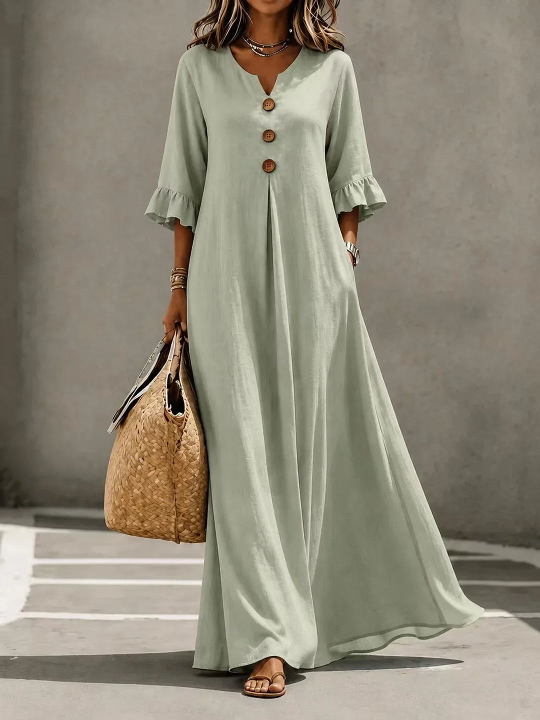 Josi Relaxed Pocket Maxi Dress