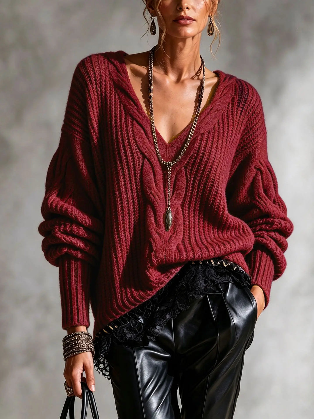 Juniper Cable Knit Sweater