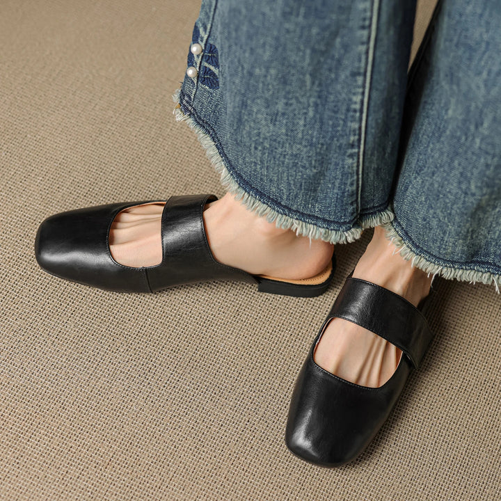 Scarlett Genuine Leather Flats