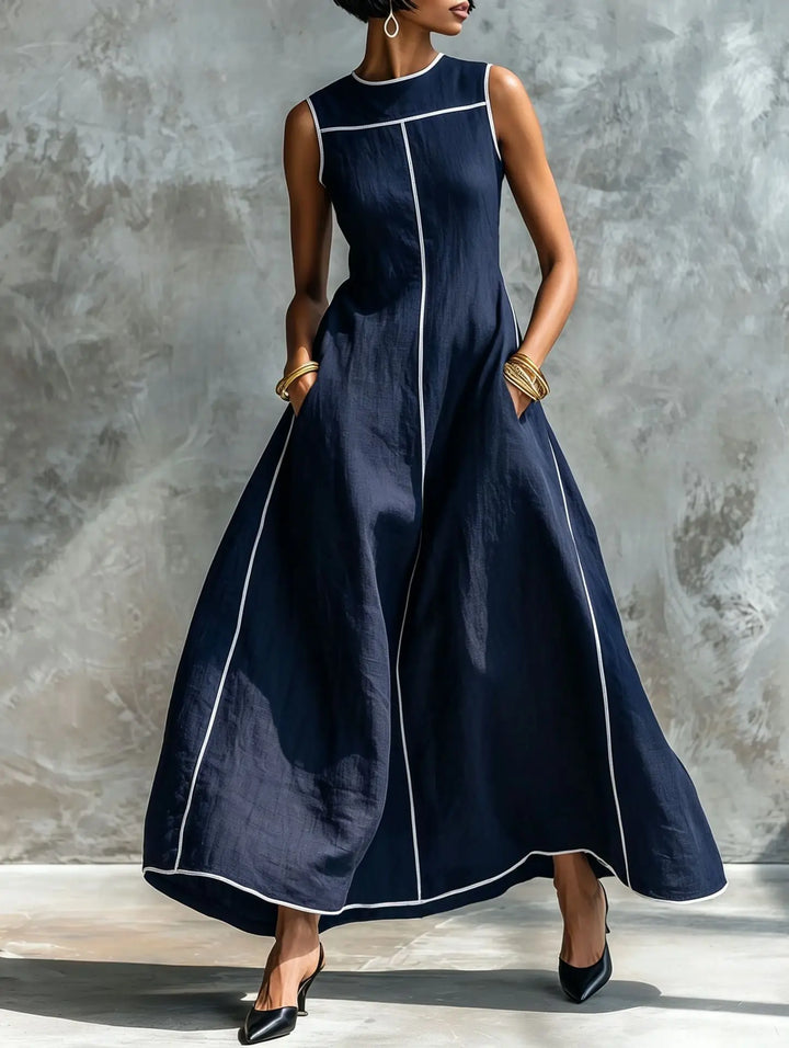 Linnea Elegant Flowy Maxi Dress