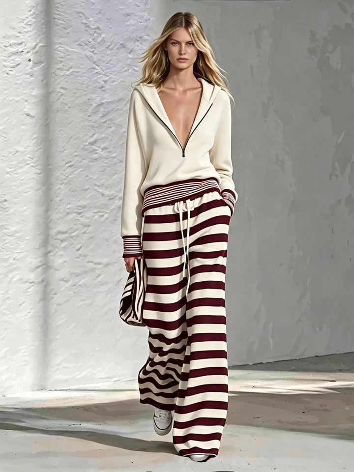 Hermione Half Zip Two Piece Set