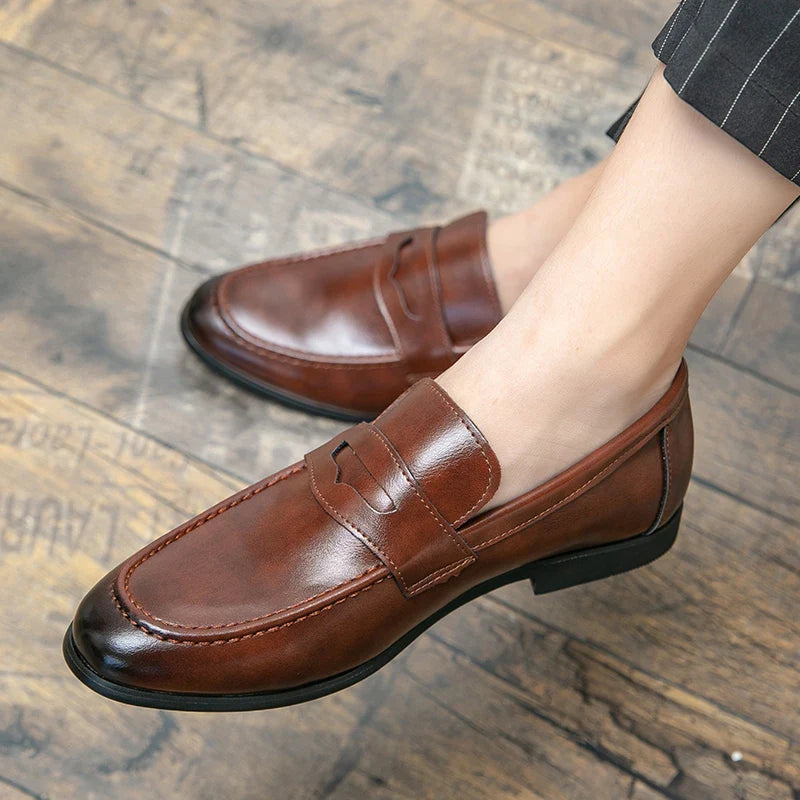 Zak Classic Leather Loafers