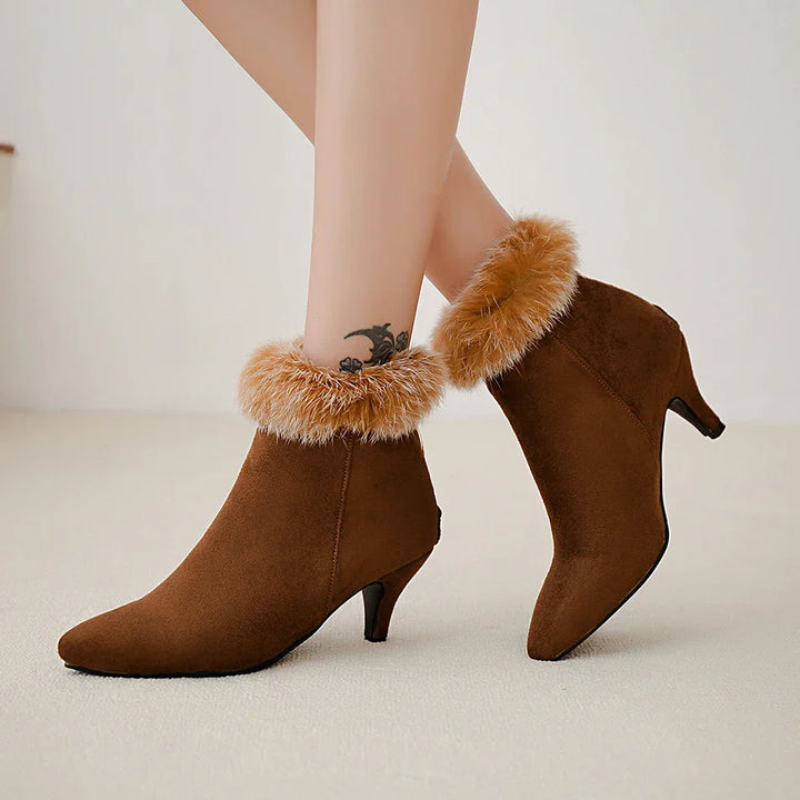 Sorena Fur Ankle Boots