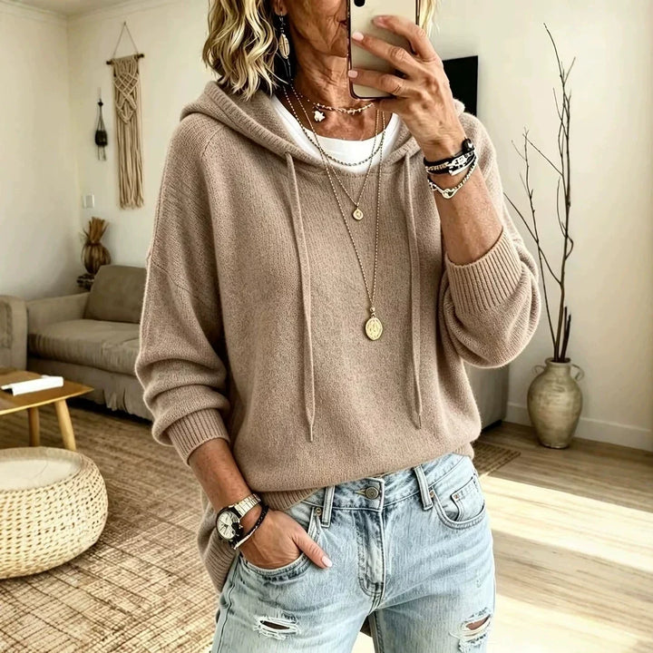 Frida Drawstring Hood Sweater