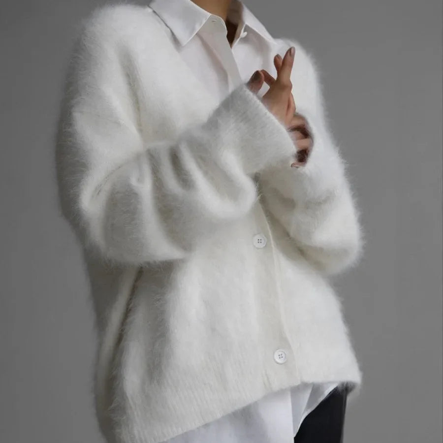Laurel Soft Mink Cardigan