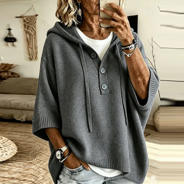 Eleanor Hooded Knit Pullover