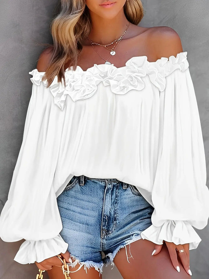 Anni Off Shoulder Ruffle Blouse