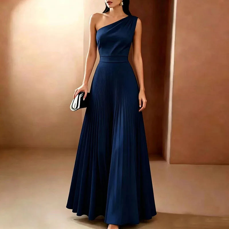 Morgan One Shoulder Maxi Dress