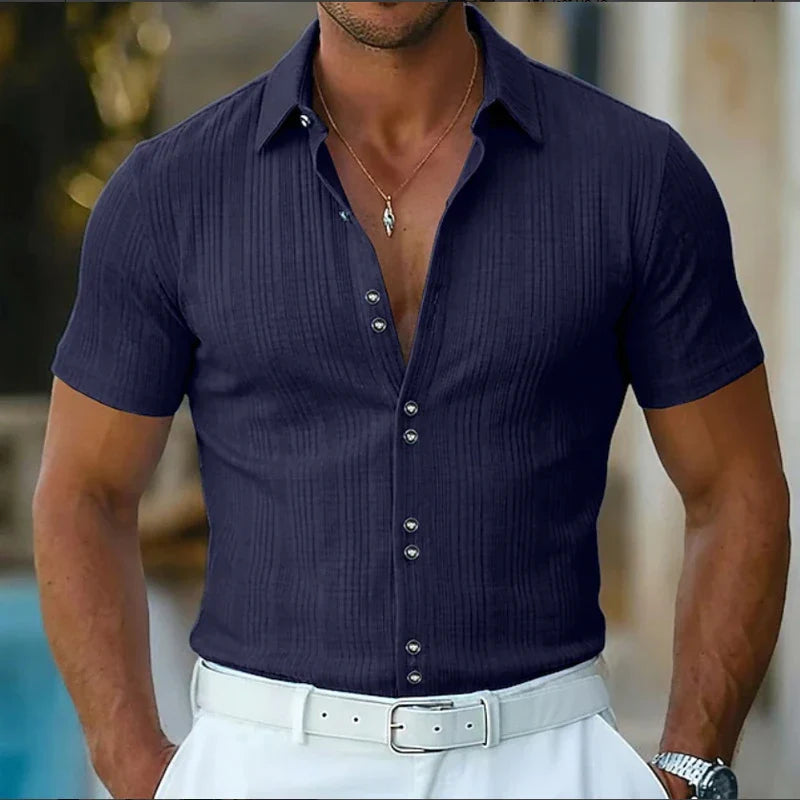 Julian Short Sleeved Button Down Shirt