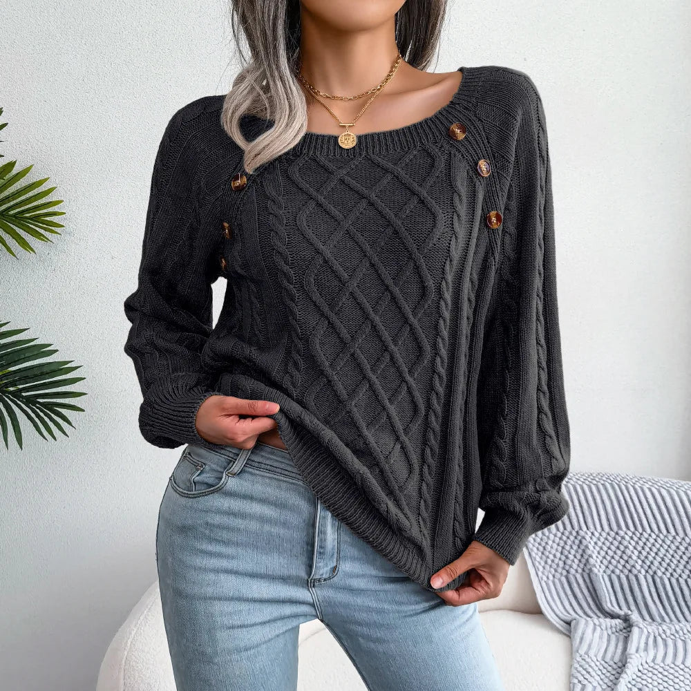 Talia Square Neck Sweater