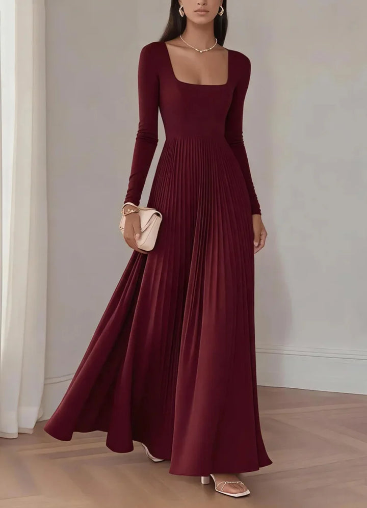 Tessa Pleated Maxi Dress