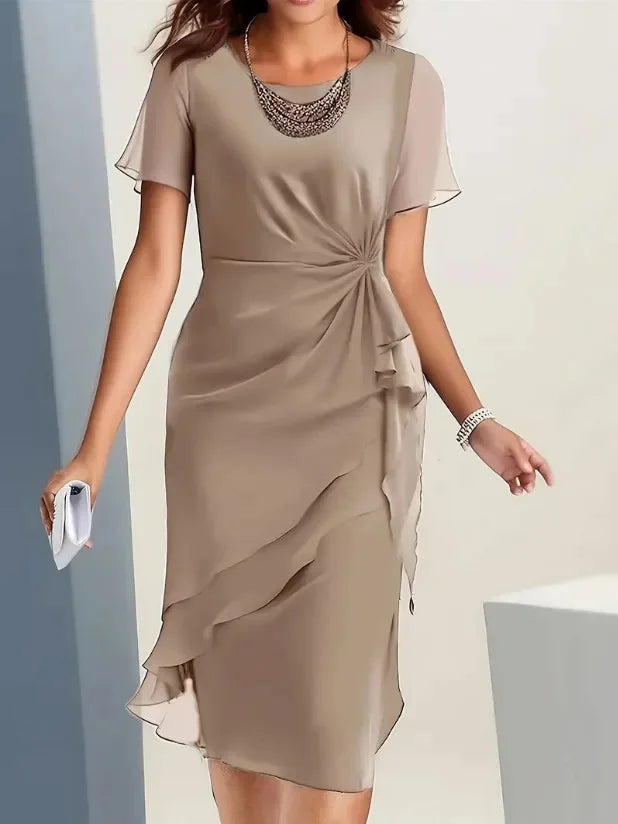 Danille Layered Midi Dress