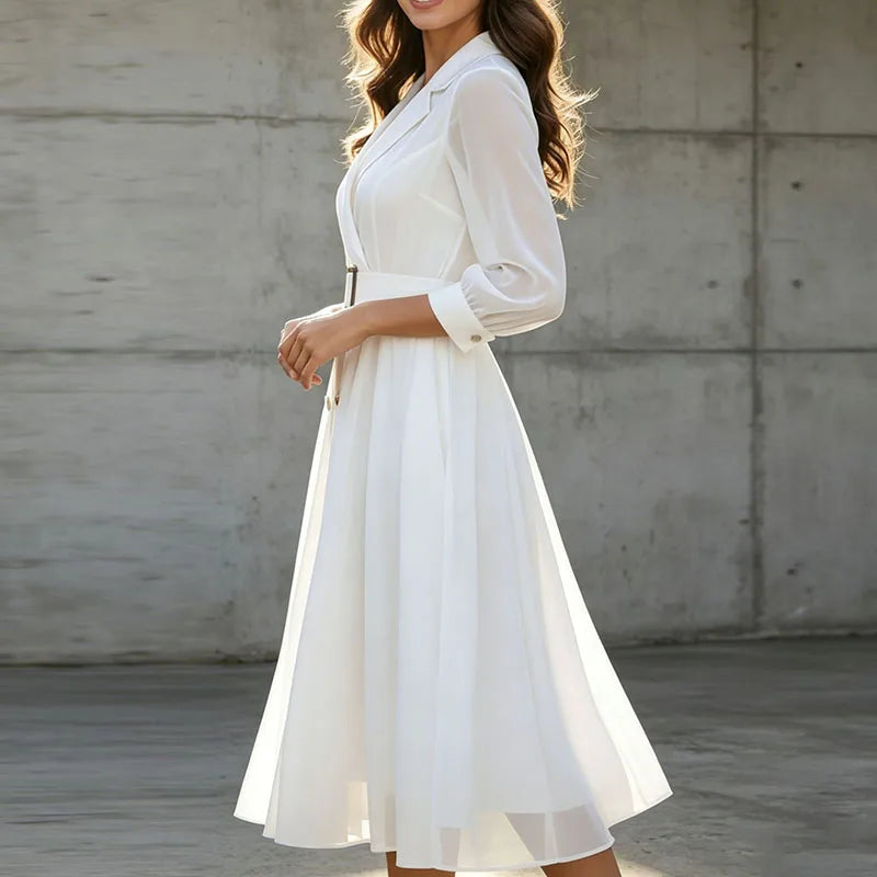 Sofia Double Breasted Midi Dress