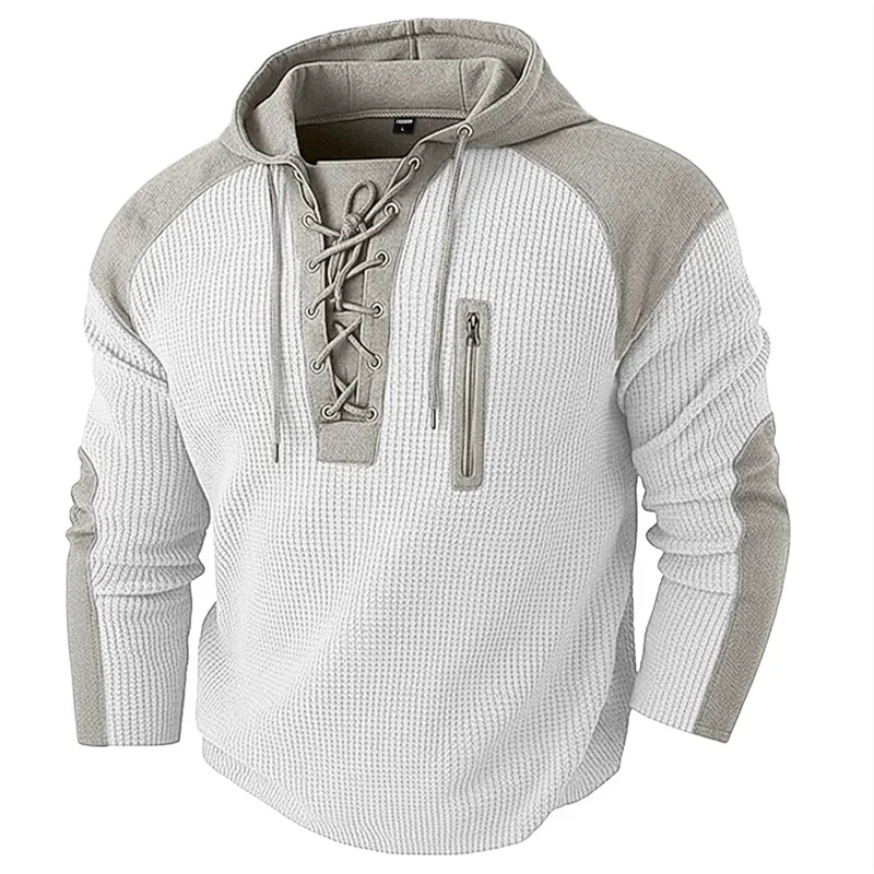 Torvald Lace Up Hoodie