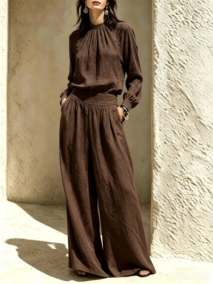 Jocelyn Lantern Sleeve Trouser Set