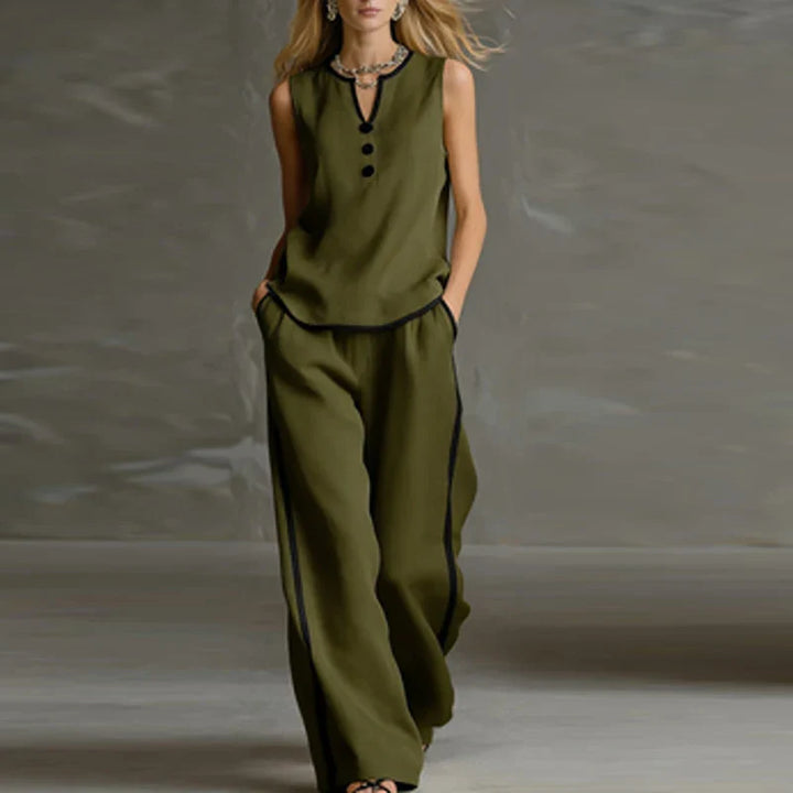 Lucy Sleeveless Two Piece Set