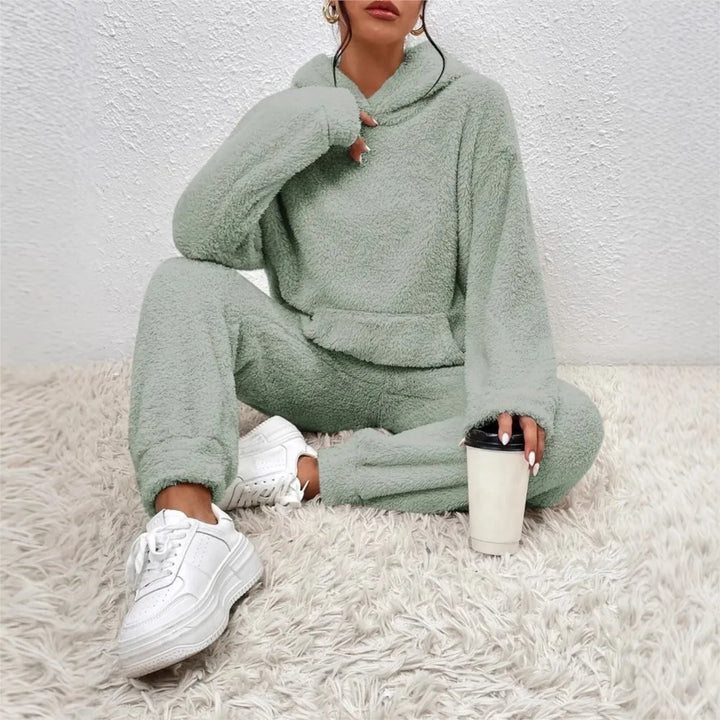 Faustine Cozy Hooded Fleece Set