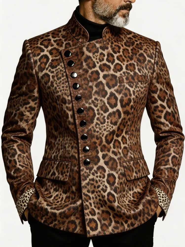 Lennox Mandarin Collar Blazer
