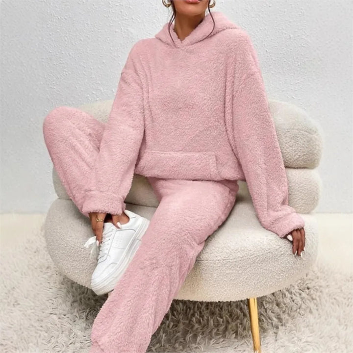 Faustine Cozy Hooded Fleece Set