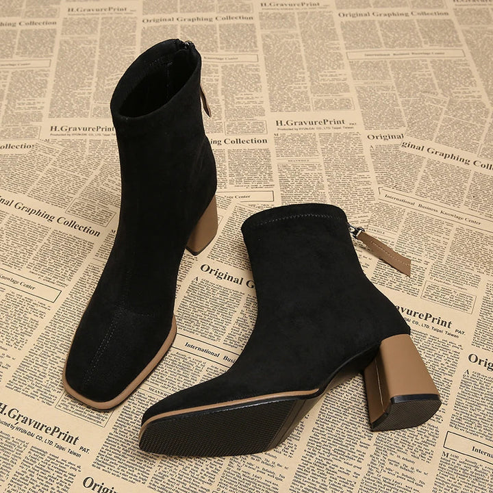 Elodia Square Toe Ankle Boot