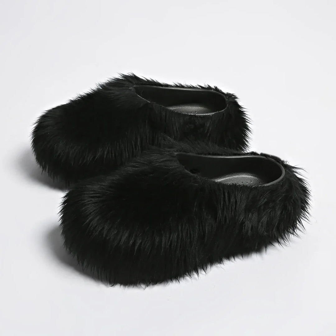 Hazel Faux Fur Slippers