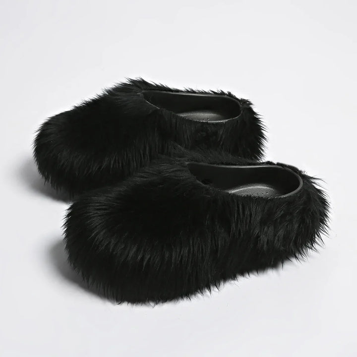 Hazel Faux Fur Slippers
