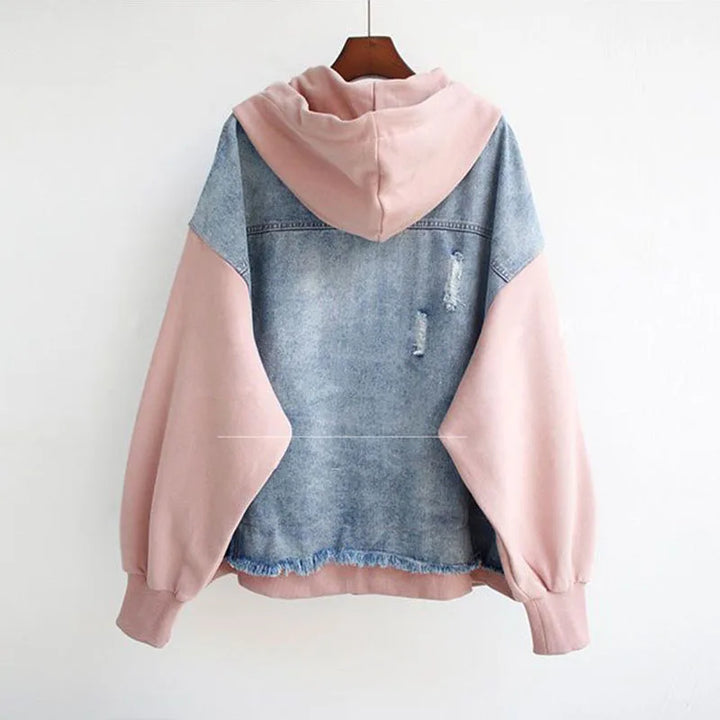 Corinne Hooded Denim Jacket