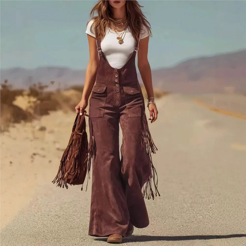 Amara Adjustable Fit Tassel Jumpsuit
