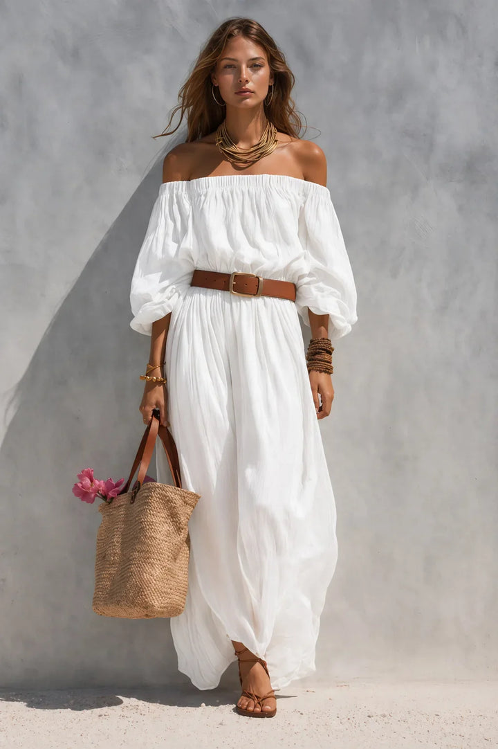 Ivy Off Shoulder Maxi Dress