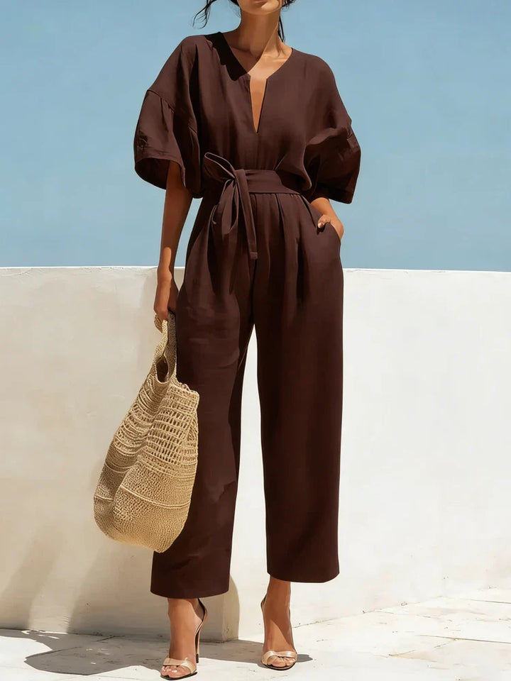 Emina Summer Linen Jumpsuit