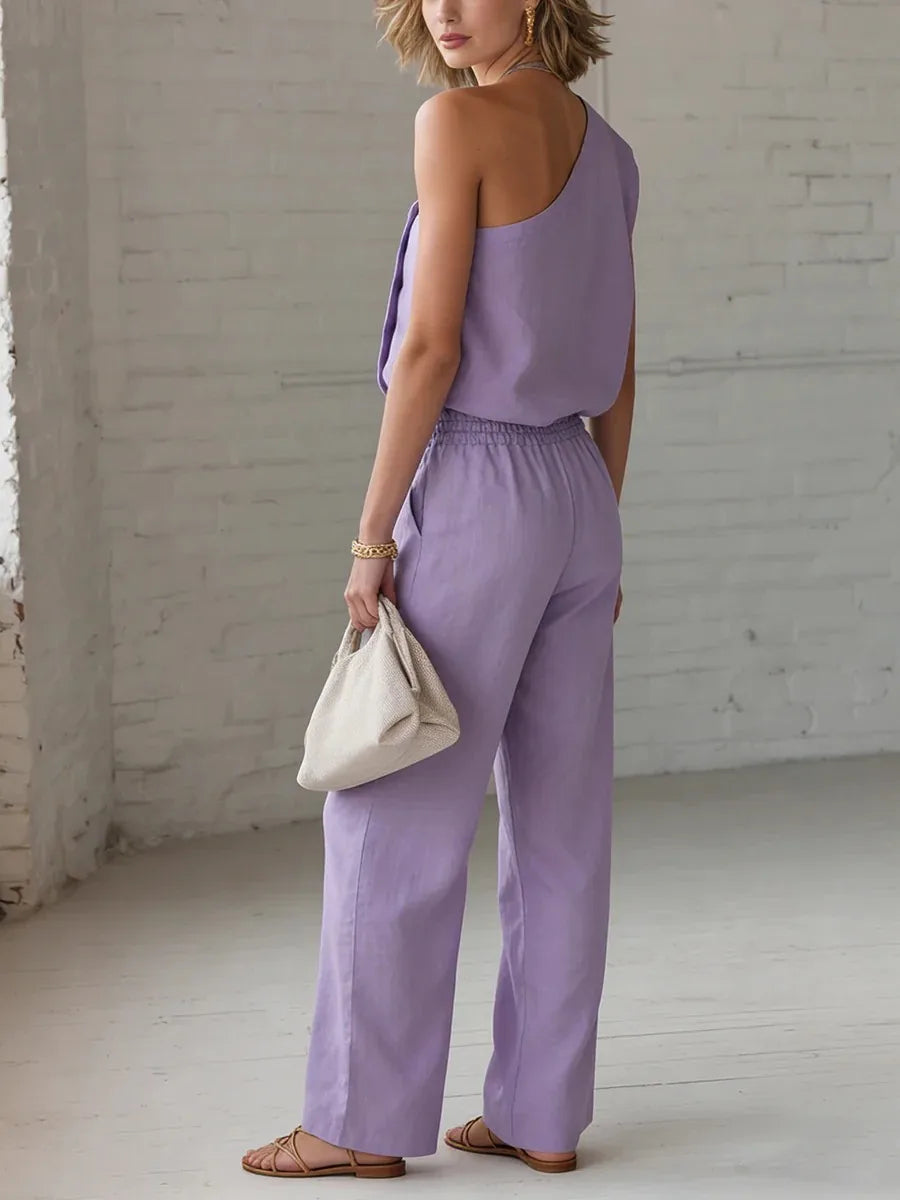Orlena Asymmetrical Two Piece Set