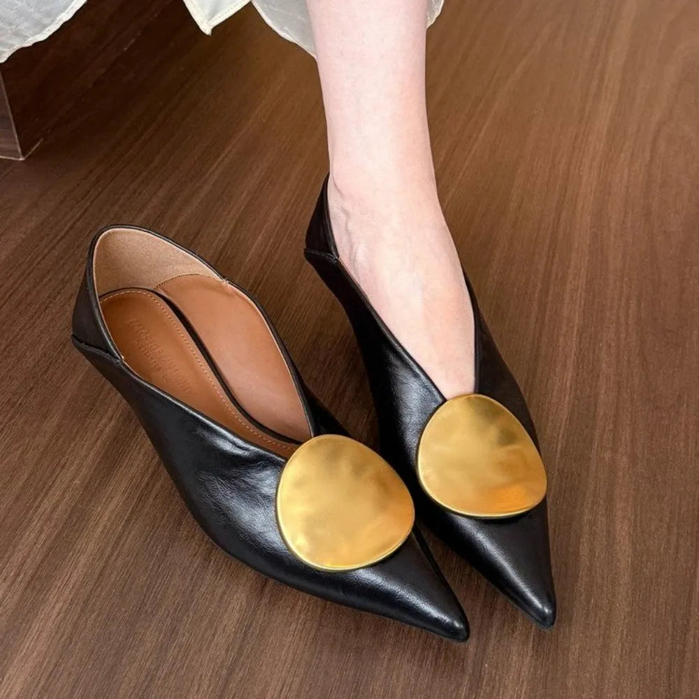 Arabella Comfortable Pointed Toe Low Heels