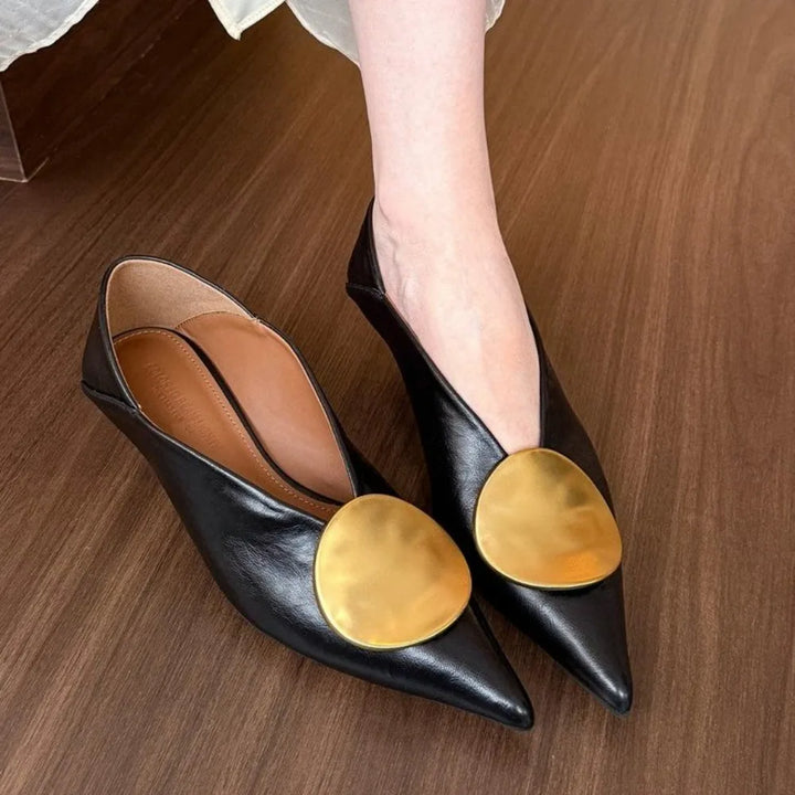 Arabella Comfortable Pointed Toe Low Heels