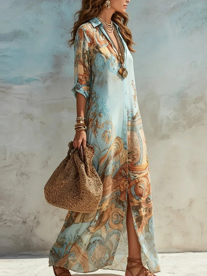Josephine Elegant Boho Maxi Dress