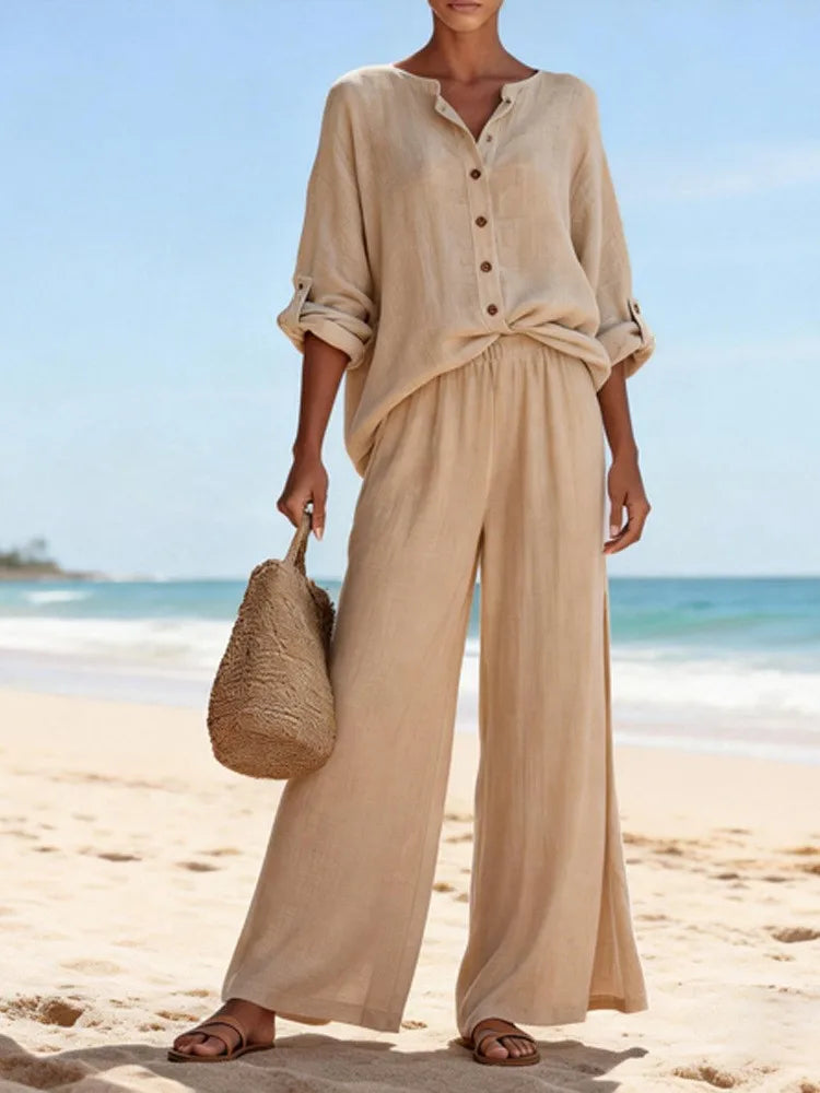 Malven Comfortable Relaxed Two-Piece Set