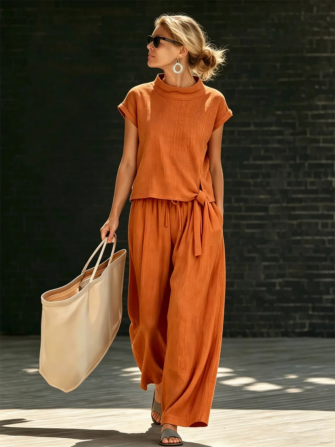 Brenda Tie Knot Two-Piece Set