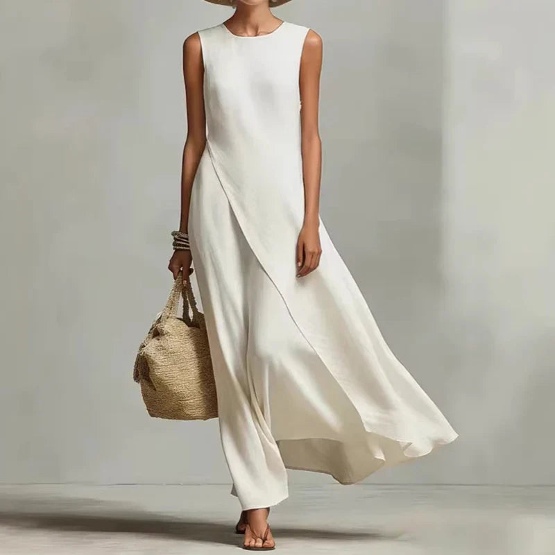 Saffira Breathable Casual Maxi Dress