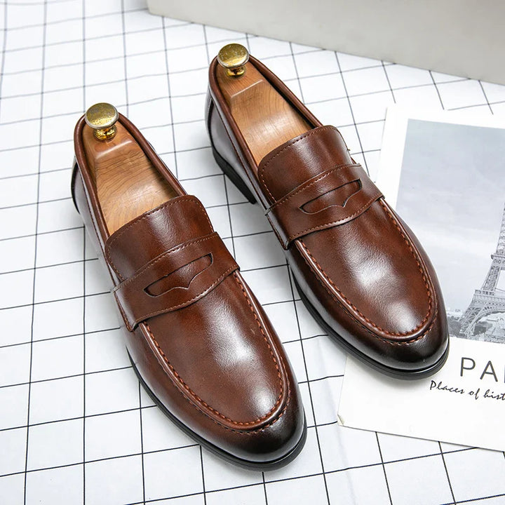 Zak Classic Leather Loafers