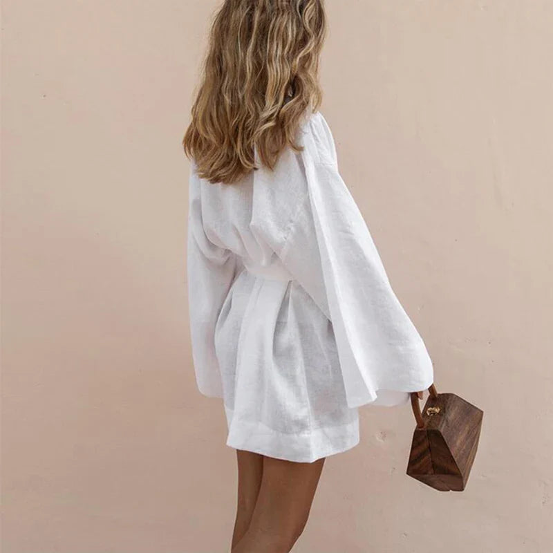 Mia Kimono Mini Dress
