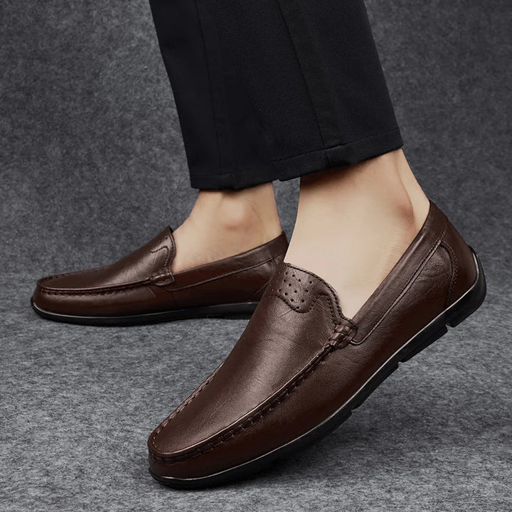 Evan Classic Leather Loafers