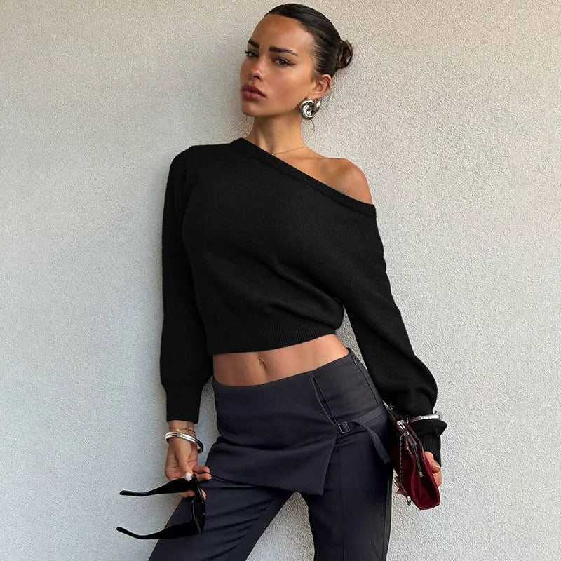 Keona Soft Comfort Off Shoulder Sweater