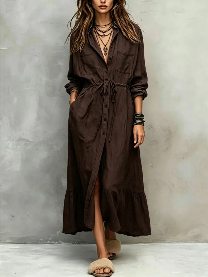 Lorena Everyday Maxi Shirt Dress