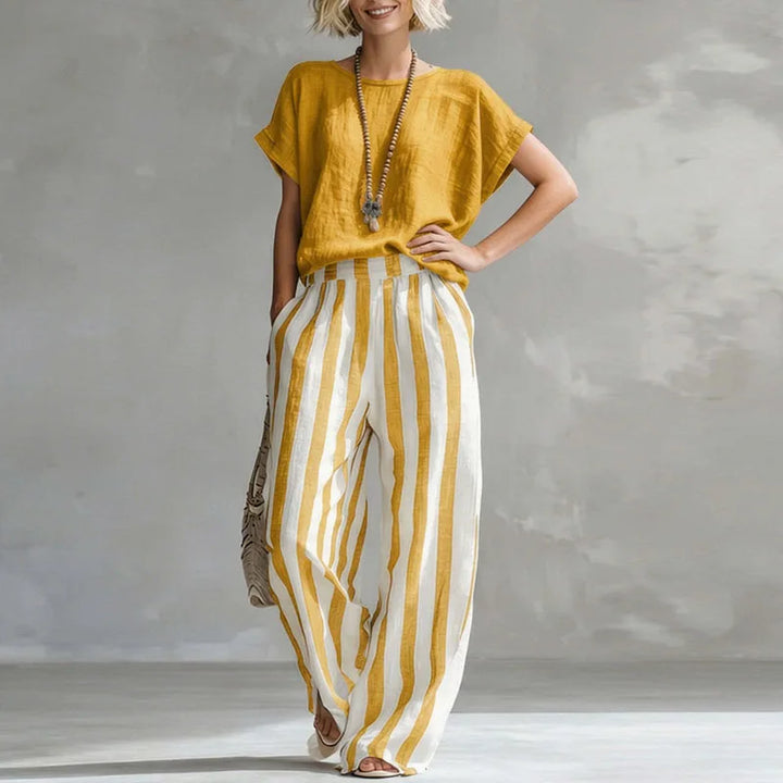 Celina Linen Summer Set
